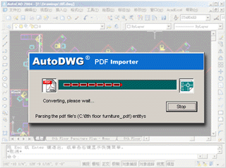 PDF to DWG Screenshot